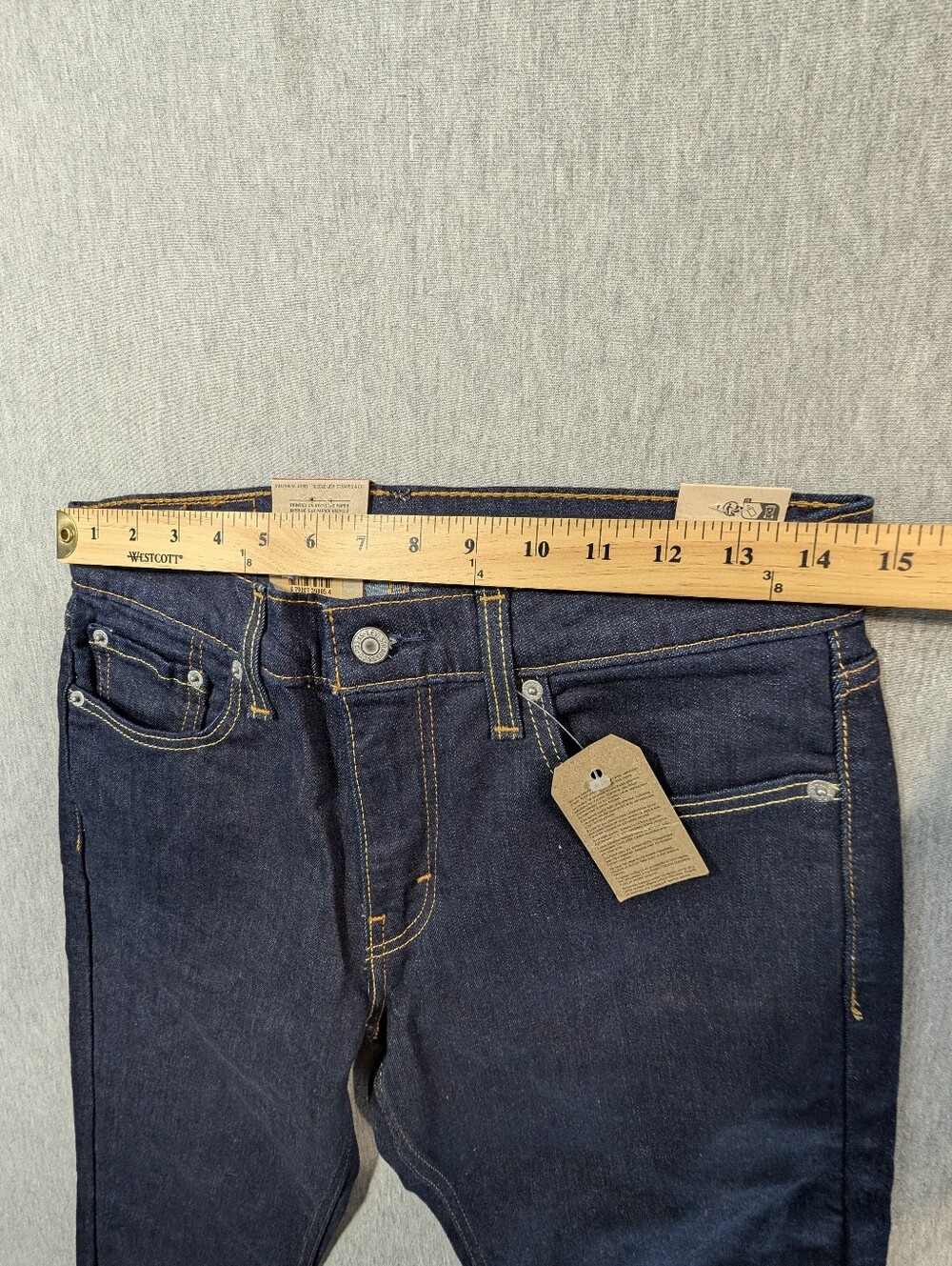 Levi's 511 Slim Fit Jeans Men's 30 X 30 Dark Wash Blue NWT - Picture 10 of 13